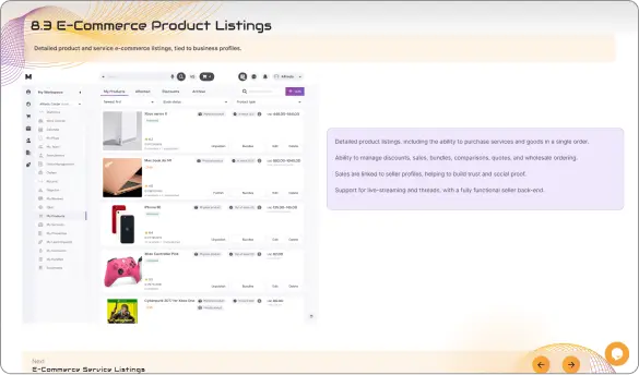 Ecommerence product