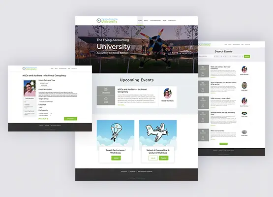 flying university portfolio