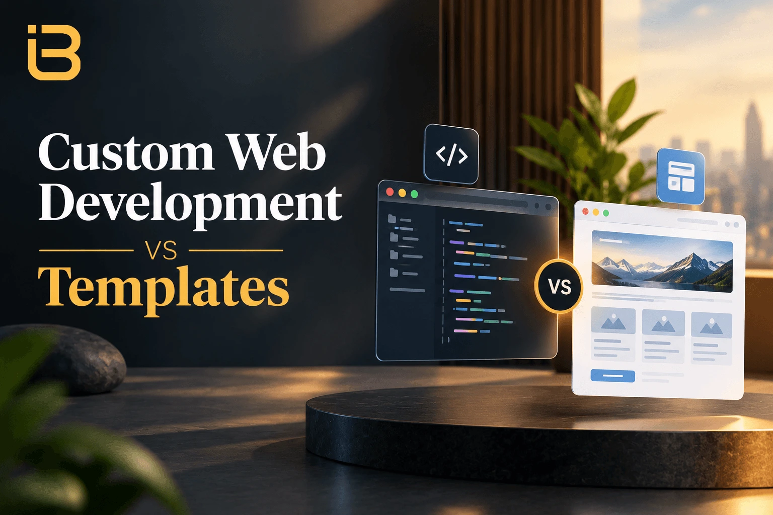 Custom Web Development vs. Templates